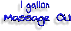 1 gallon Massage Oil